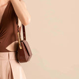 GEOMETRIC SPLICING SMALL SQUARE BAG SHOULDER BAG_CWAB1935