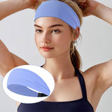 Wide Elastic Yoga Headband For Women Sweat-Wicking_Cwmm7954
