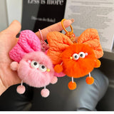 BOWKNOT SMALL BRIQUETTE BAG PENDANT CAR KEYCHAIN_CWMM2506