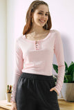 Women Fashion Long Sleeved Knit Shirt_Cwttl1458
