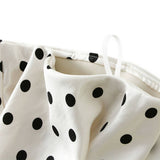 POLKA DOT HIGH WAIST SLIM A LINE MIDI SKIRT_CWBMS0394