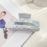 ELEGANT SQUARE HAIR CLAW MEDIUM ACETATE CLIP_CWAHA1483