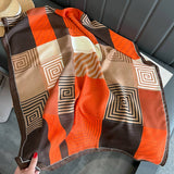 NEW WINTER PLAID SCARF FOR WOMEN WARM VERSATILE_CWASC0592