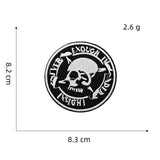 PUNK STYLE SKULL CREATIVE EMBROIDERY PATCH_CWMM4052
