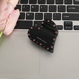 CRYSTAL HEART ACETATE HAIR CLAW LUX CHIC STYLE_CWAHA2640