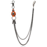 HIP HOP DISCO SKULL LEATHER PANTS CHAIN_CWMM4827