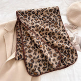 Vintage Leopard Tassel Scarf For Fall Winter_Cwasc2744