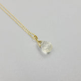 FASHIONABLE NATURAL STONE CRYSTAL PENDANT NECKLACE_CWAJE1058