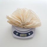 FUNGUS EDGE PLEATED HAIR TIE SCRUNCHIES_CWAHA2882