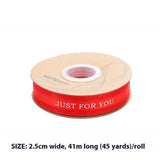 2 5CM FLOWER PACKAGING RIBBON BOW RIBBON_CWMM5784