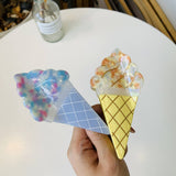 Cream Cone Ice Cream Acetic Acid Hair Claw Clip_Cwasc1588