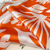 FLORAL SCARF FOR WOMEN ELEGANT GIFT SQUARE WRAP_CWASC0615