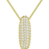 26 LETTERS NECKLACE COPPER ZIRCONIA PENDANT_CWMM5864