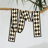 Versatile Retro Diamond Grid Fashion Headband