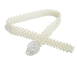 Women'S Sweet Elastic Pearl Wide Waist Chain_Cwabe0504