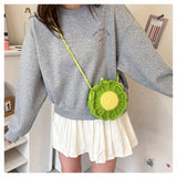 SMALL FRESH CONTRAST COLOR CROCHET SHOULDER BAG_CWAB2411