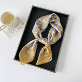 PAISLEY SATIN SQUARE SCARF 70CM NECK HEAD _CWASC0825