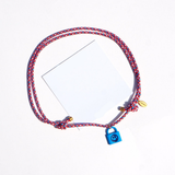 18K GOLD MUSHROOM NECKLACE ZIRCON INLAID CHARM_CWAJE4972