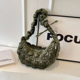 PLUSH VELVET CLOUD BAG WOMEN LARGE SHOULDER TOTE_CUAB00563