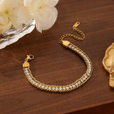 COLORFUL DIAMOND SNAKE BRACELET_CWMM3732