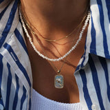 HOLIDAY INSPIRED COLORFUL TAROT NECKLACE_CWMM5329