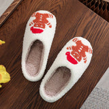 CHRISTMAS POPULAR GINGERBREAD RAYON SLIPPERS_CWSHS0762