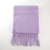 SOFT MOHAIR FEEL SCARF COZY WINTER WRAP_CWASC0323