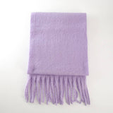 SOFT MOHAIR FEEL SCARF COZY WINTER WRAP_CWASC0323
