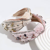 Vintage Rhinestone Flower Headband