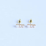 DECEMBER BIRTHSTONE STUD EARRINGS VINTAGE GIFT_CWAJE5111