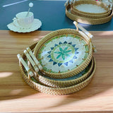 RATTAN SHELL SNACK FRUIT STORAGE BASKET_CWMM4493