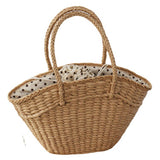 SUMMER WOVEN CASUAL STRAW TOTE BAG_CWAB0805
