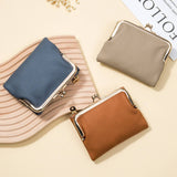 FASHION GENUINE LEATHER CLUTCH SHORT SIMPLE WALLET_CWAB3797