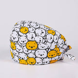 COTTON NURSE CAP PRINTED SURGICAL CAP WORK CAPA_CWAH3371