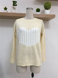 Valentines Day Pullover Crew-Neck Love Sweater