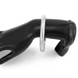 DESIGN GEOMETRIC SQUARE POLISHED RING BRACELET_CWMM3099