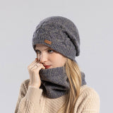 Winter Outdoor Cycling Hat And Scarf Two-Piece Set_Cwasc1120