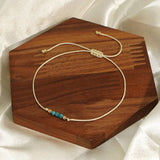 NATURAL STONE COPPER BEADS HANDMADE BEADED BRACELET_CWMM3861