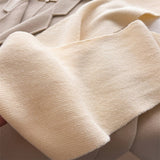 Cozy Knit Pom Pom Scarf Warm Winter Wrap_Cwasc03459