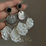 RETRO DISTRESSED HIGH END TASSEL EARRINGS_CWAJE1715