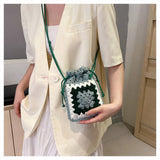 SWEET AND FASHIONABLE CONTRAST COLOR CROSSBODY BAG_CWAB2400