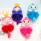 Cwmm8745_Cute Cartoon Soft Bath Ball Bath Flower