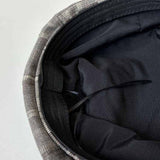 Versatile British Style Plaid Beret_Cwab2907