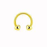 STAINLESS STEEL HEART NOSE RING PIERCING_CWMM9517