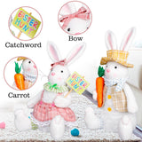 EASTER LIGHTED BUNNY DOLL BUNNY ORNAMENTS_CWMM3494