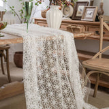 HOME FLOWER EMBROIDERED LACE TABLECLOTH_CWMM0944