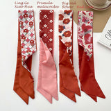 Womens Long Silk Scarf Fashion Headband