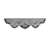 HALLOWEEN MANTEL BAT LACE TABLE RUNNER_CWMM1725