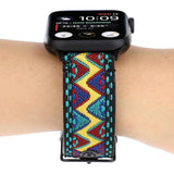 APPLE WATCH IWATCH9 ETHNIC STYLE LEATHER STRAP_CWWW0059