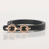 CLASSIC SIMPLE CHAIN BELT BUCKLES THIN BELTS_CWABE0397